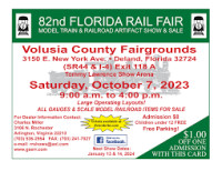 Florida Rail Fair Model Train & Railroad Artifact Show DeLand 2026